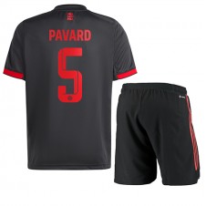 Bayern Munich Benjamin Pavard #5 Tredjedraktsett Barn 2022-23 Kortermet (+ korte bukser)